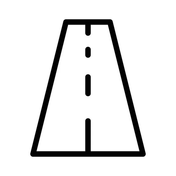 Icono Carretera Ilustración Vectorial — Archivo Imágenes Vectoriales