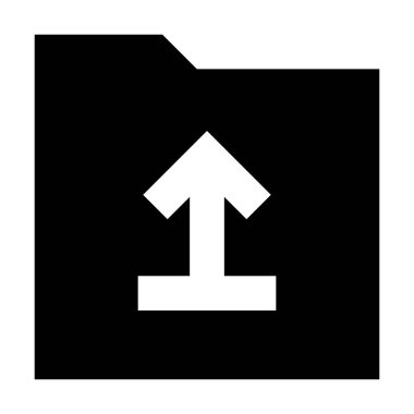 Beyaz arkaplanda dizin simgesi, vektör illüstrasyonu