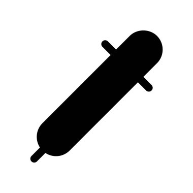 Göz damlası tıbbi simgesi, vektör 