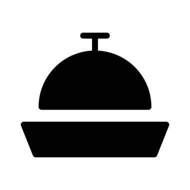 Gloche Gıda simgesi, vektör illüstrasyonu