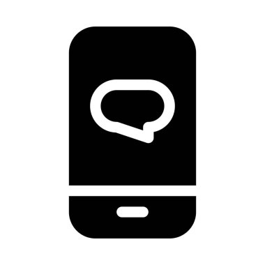 Smartphone Simgesi, vektör illüstrasyonu