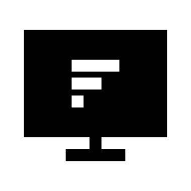 Beyaz arkaplan, vektör illüstrasyonunda simgeyi göster