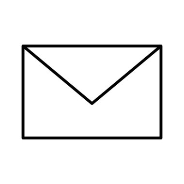 posta simgesi, vektör illüstrasyonu