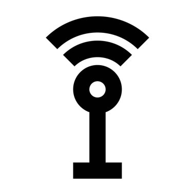 Anten simgesi, vektör illüstrasyonu