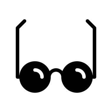 Cam simge, vektör illüstrasyonu