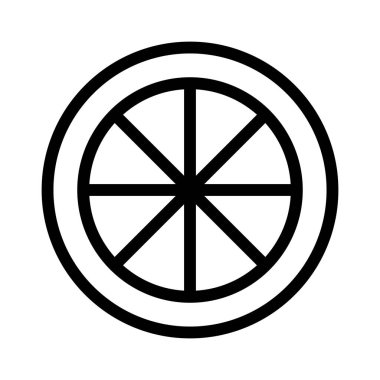 turuncu simge, vektör çizimi