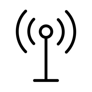 Anten simgesi, vektör illüstrasyonu