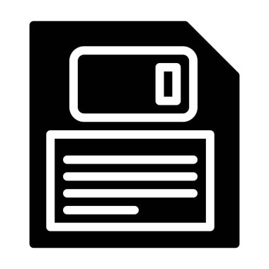 Disk simgesi, vektör çizimi