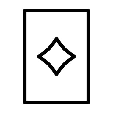 Elmas simgesi, vektör illüstrasyonu 