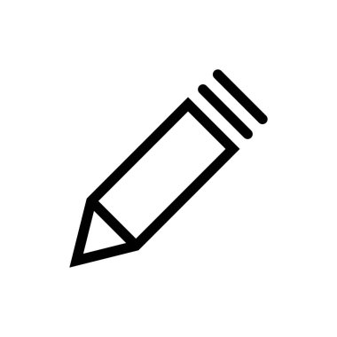 kalem simgesi, vektör illüstrasyonu