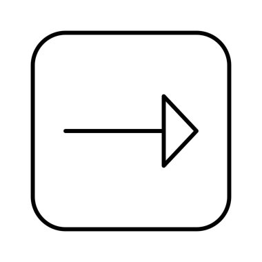 Sağ Ok simgesi, vektör