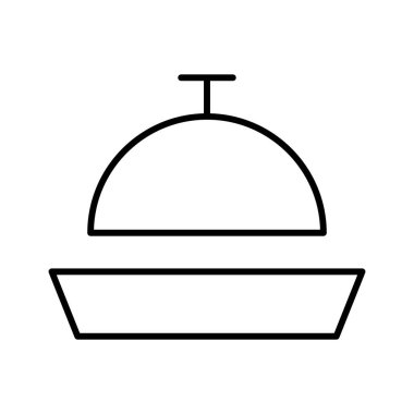 Gloche Gıda simgesi, vektör illüstrasyonu