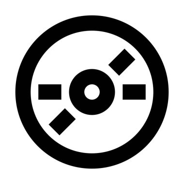 Disk simgesi, vektör çizimi