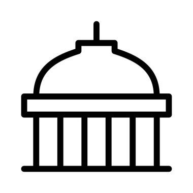 bina simgesi, vektör illüstrasyonu