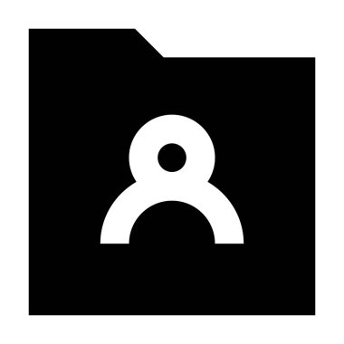 Beyaz arkaplan, vektör illüstrasyonunda Kullanıcı simgesi indir