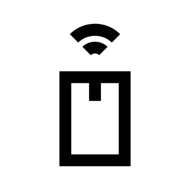 Kablosuz Bilgisayar Fare simgesi, vektör illüstrasyonu