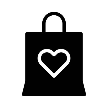 Alışveriş simgesi, vektör illüstrasyonu