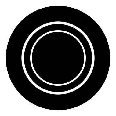 Plaka simgesi, vektör illüstrasyonu   