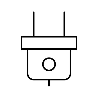 Güç Eklentisi simgesi, vektör illüstrasyonu 