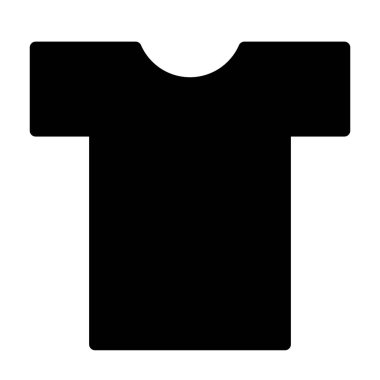 t-shirt simgesi, vektör illüstrasyonu 