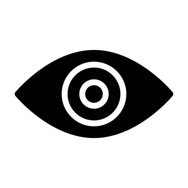 İnsan Gözü simgesi, vektör
