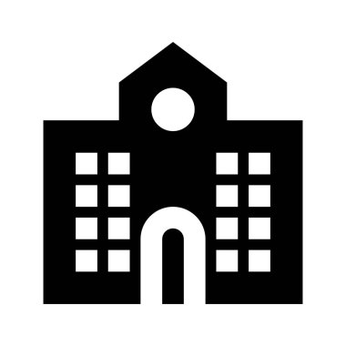 bina simgesi, vektör illüstrasyonu