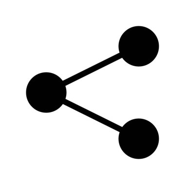  Bağlantı Ağı simgesi, vektör illüstrasyonu