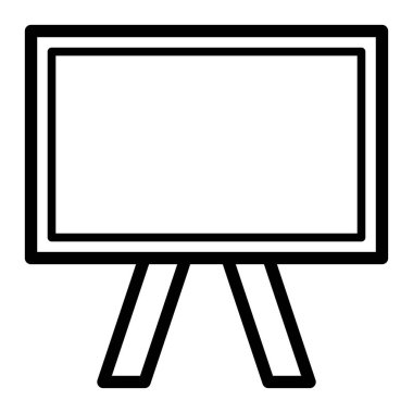 Tahta simgesi, vektör illüstrasyonu 