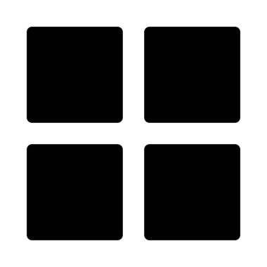 Izgara simgesi, vektör illüstrasyonu