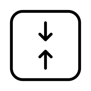 Sağ Küçük Ok Yön Taşı simgesi, vektör illüstrasyonu