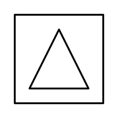 yukarı ok simgesi, vektör illüstrasyonu  