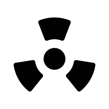 Radyoaktif sembol, vektör çizimi