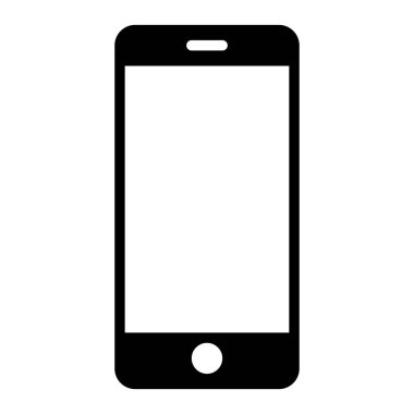 Smartphone Simgesi, vektör illüstrasyonu