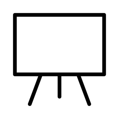 Sergileyiciler Sunum simgesi, vektör illüstrasyonu