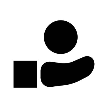 Gelir Sikkesi simgesi, vektör illüstrasyonu 