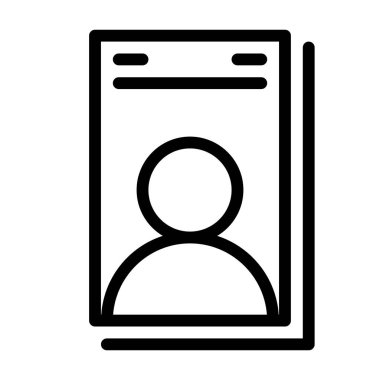 Dergi Bekleme simgesi, vektör illüstrasyonu