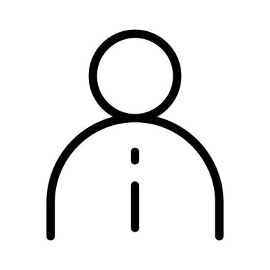 Beyaz arkaplan, vektör illüstrasyonunda Yönetici Arayüzü simgesi