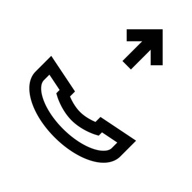 telefon simgesi, vektör illüstrasyonu