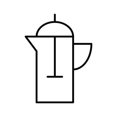 kahve simgesi, vektör illüstrasyonu