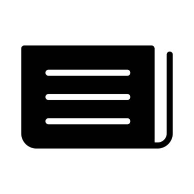 gazete simgesi, vektör illüstrasyonu