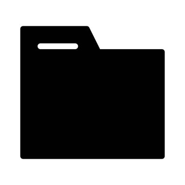 Beyaz arkaplanda dizin simgesi, vektör illüstrasyonu