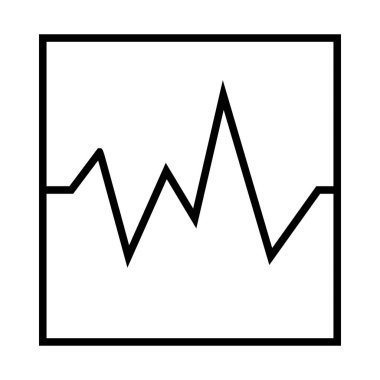 dalga simgesi, vektör illüstrasyonu 