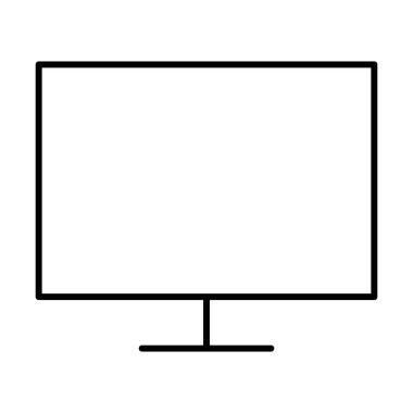 Beyaz arkaplan, vektör illüstrasyonunda simgeyi göster