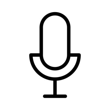 Ses Arayüzü simgesi, vektör illüstrasyonu  