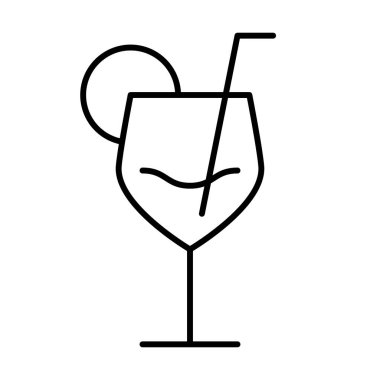  içecek simgesi, vektör illüstrasyonu