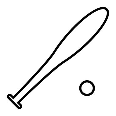 Beyzbol simgesi, vektör illüstrasyonu