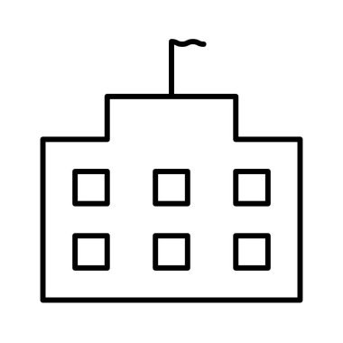 Hükümet simgesi, vektör illüstrasyonu