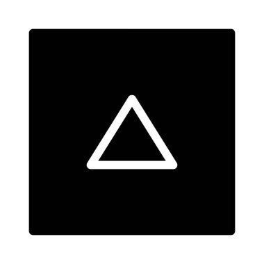  UP Küçük Ok simgesi, vektör illüstrasyonu  