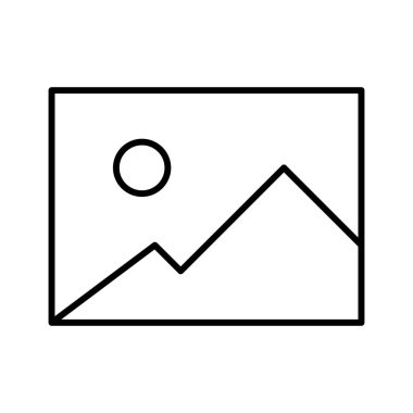 Fotoğraf Düzenle simgesi, vektör illüstrasyonu