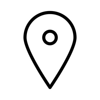 pin simgesi, vektör illüstrasyonu